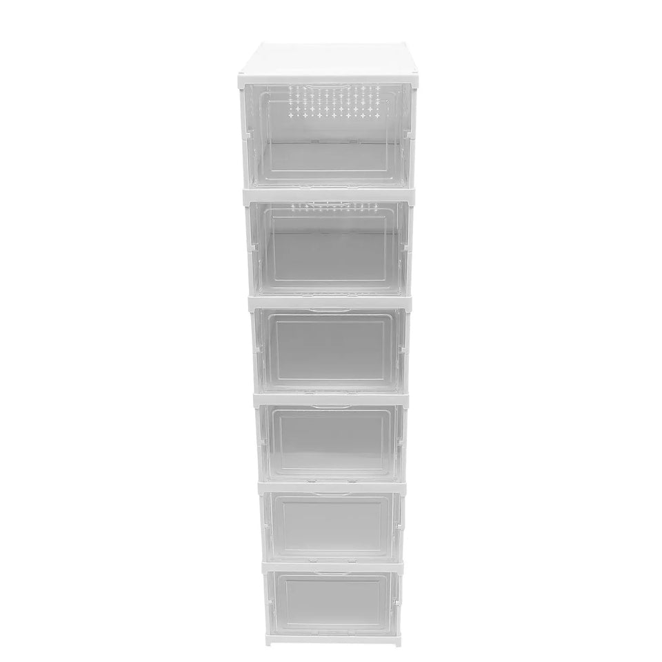 Zapatera Plegable De 6 Niveles Organizador De Almacenamiento