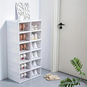 Zapatera Plegable De 6 Niveles Organizador De Almacenamiento